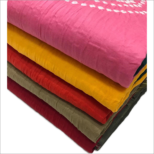 Cotton Bandhani Suit Fabric