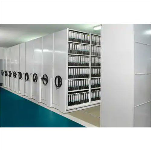 White Mobile Storage Compactor