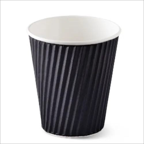 Black 360 Ml Paper Tea Cup