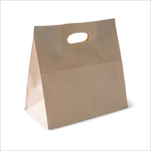White D-Cut Tote Bags
