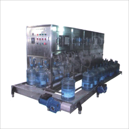Automatic 5-20 Ltr Jar Rinsing Filling And Capping Machine By MECHANICAL SYSTEMS