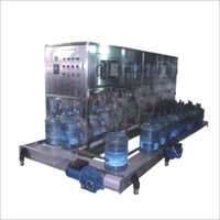 Automatic 5-20 Ltr Jar Rinsing Filling And Capping Machine