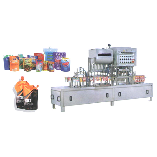Automatic Spout Pouch Filling And Capping Machine