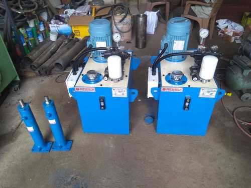 hydraulic power pack with cylinder