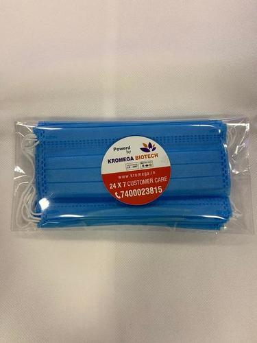 3 Ply with Nose Pin (pk of 10) Blue