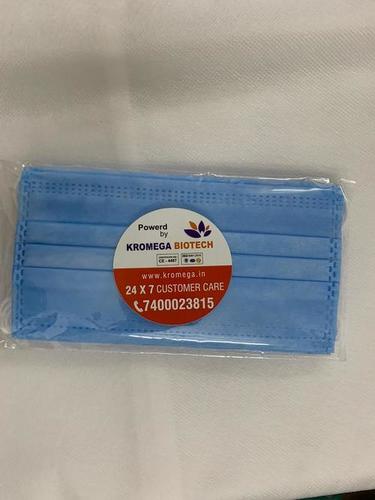 3 Ply without Nose Pin (pk of 5) Blue