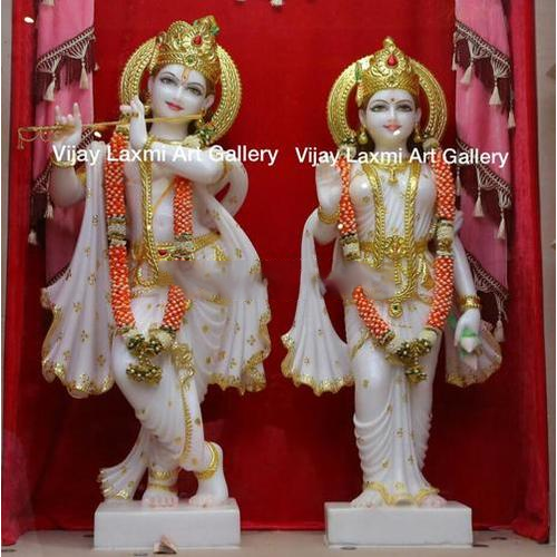 Marble Radhe Krishna Moorti