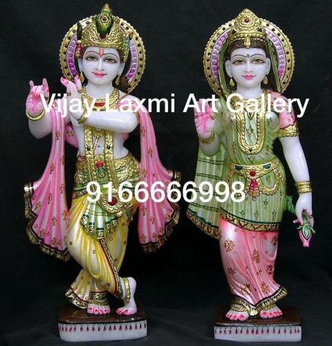 Decorative Radhe Krishna Marble Sculpture