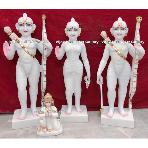 White Marble Ram Darbar Sculpture - Feature: Eco-Friendly