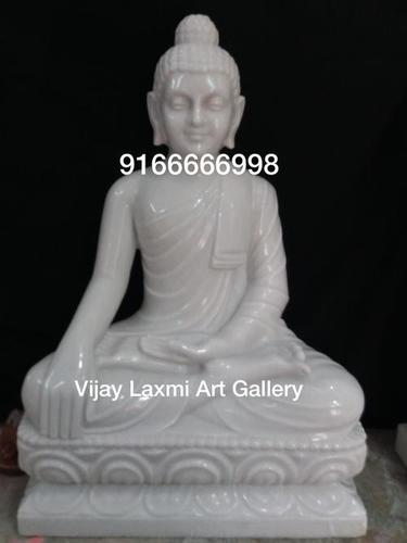 White Buddha Marble Statue