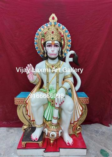 Marble Bajrangbali Statue