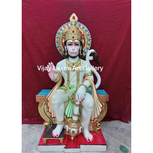 Marble Bajrangbali Statue