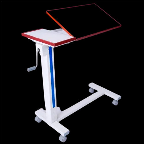 Gear Mechanism Overbed Table Laminated Top