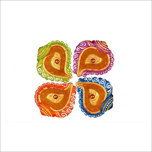 Decorative Clay Diyas