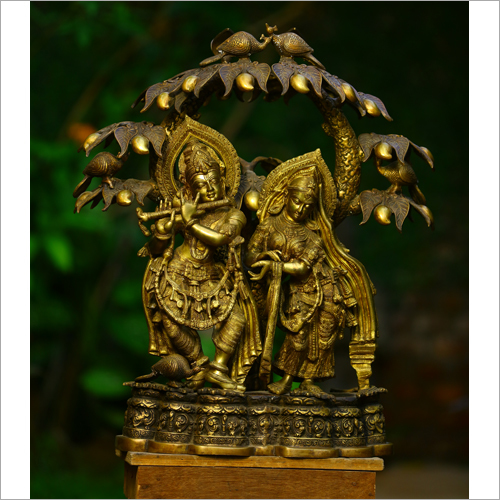 Bronze Radha Krishna Statue By CHOLA ART GALERIE