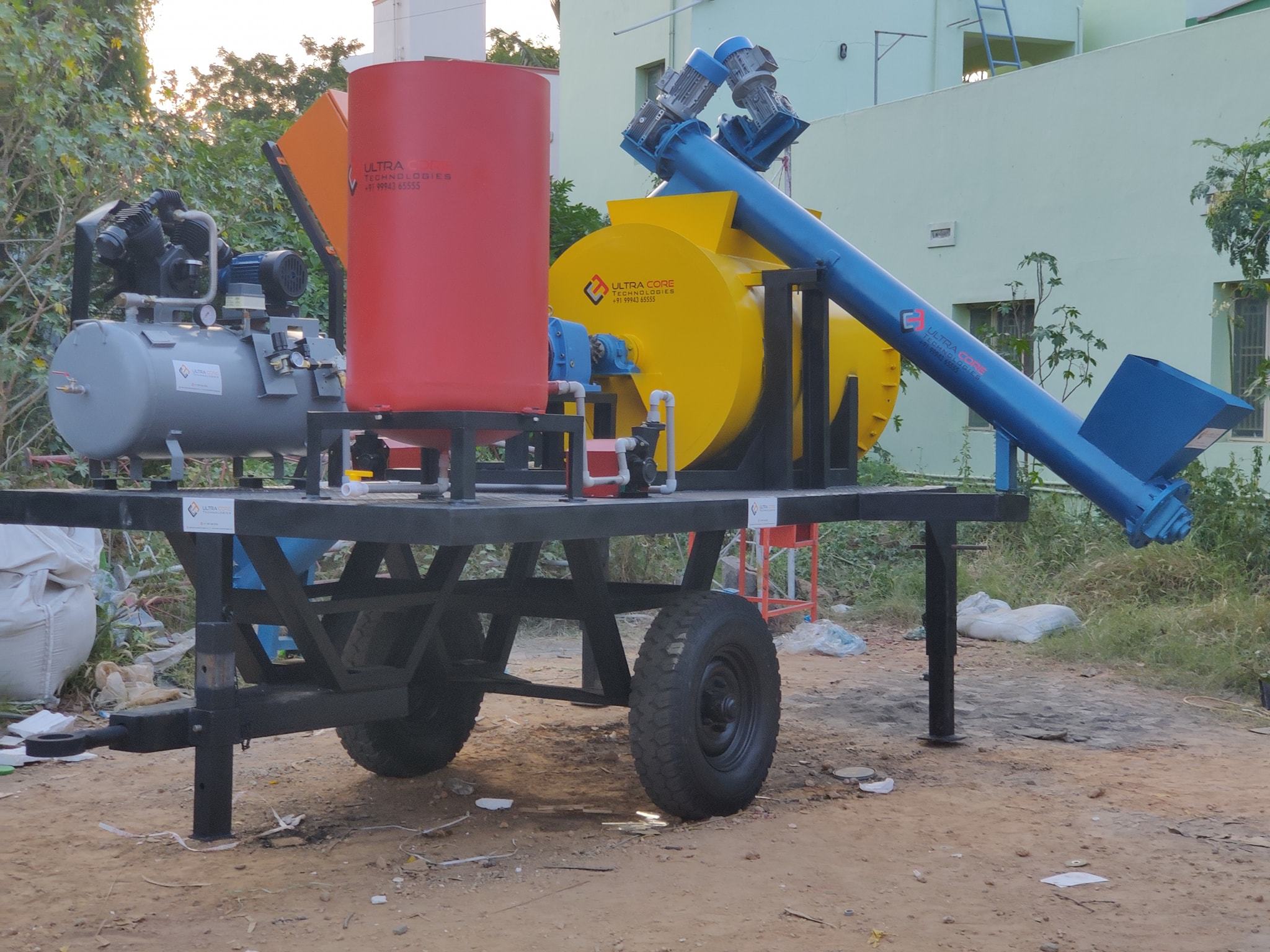 CLC FOAM CONCRETE BLOCK MAKING MACHINE
