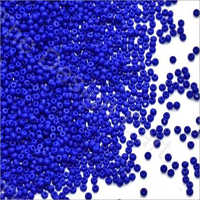 Opaque Blue Round Glass Seed Beads