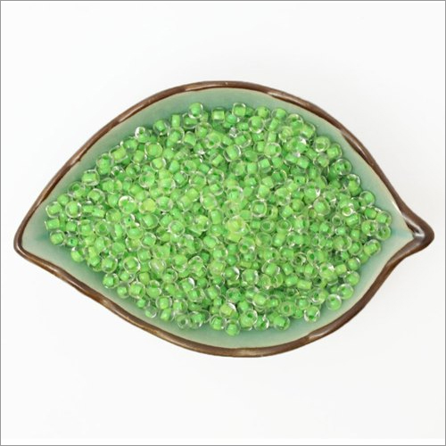 Inside Green Round Glass Seed Beads