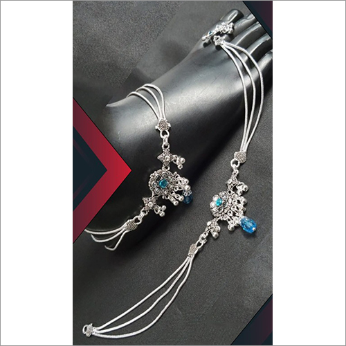 Silver Ladies Fancy Imitation Anklets