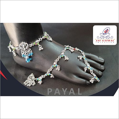 Silver Ladies Imitation Anklets