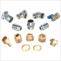 Precision Brass Sanitary Parts - Industrial Application, Durable Brass Material | 3 Days Delivery For India, 5 Days Delivery For World
