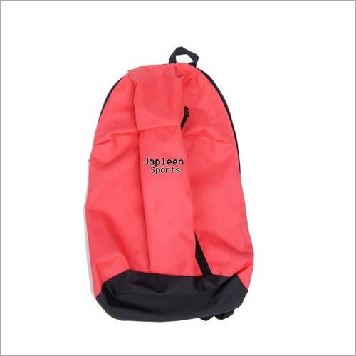 Designer Backpacks - Polyester 6L Capacity Peach and Black | Adjustable Strap Customizable Design Secure Zipper Closure Shoulder Length Handle