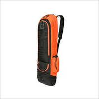 Hockey Stick Bag - Nylon, 14l Capacity | Orange And Black Color, Customized Design And Size, Shoulder Length Handle With Security Barrier