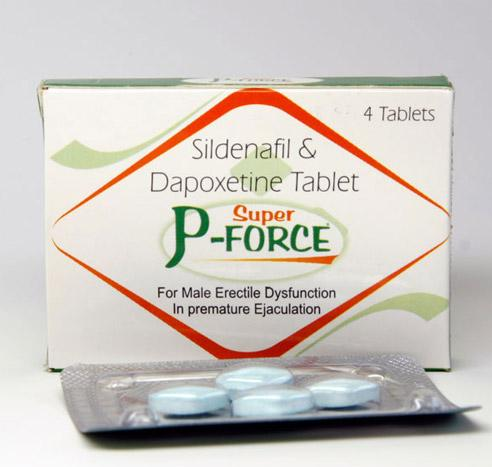 Super P Force Ingredients: Sildenafil & Dapoxetine Products