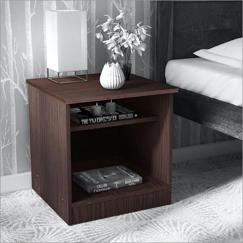 Bedside Table - Wooden Design, Various Sizes Available | Elegant Brown Finish, Versatile Aesthetic for Bedroom Storage