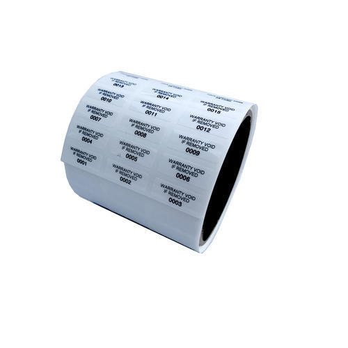 Adhesive Sticker Printed Security Barcode Labels