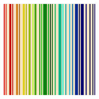 Plain Rainbow Colored Barcode