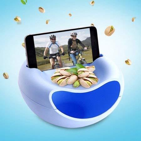 Serving Bowl With Mobile Phone Holder (Multi Color) 