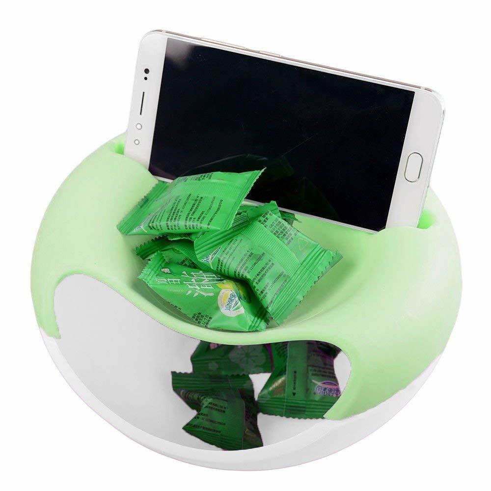 Serving Bowl With Mobile Phone Holder (Multi Color)