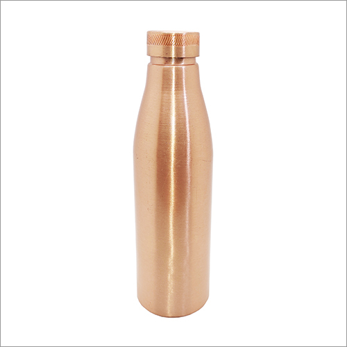 1000 Ml Copper Water Bottle Thumsup Design - Copper Material 1000ml Capacity Copper Color | Screw Cap Supports Digestive Health Enhances Overall Well-being
