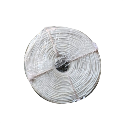 Resham Koyal Rope - Silk Material, Twisted Texture, Elegant White | Ideal for Home and Commercial Use
