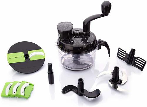 7 in 1 Manual Food Processor (Black)