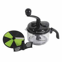 7 in 1 Manual Food Processor (Black)