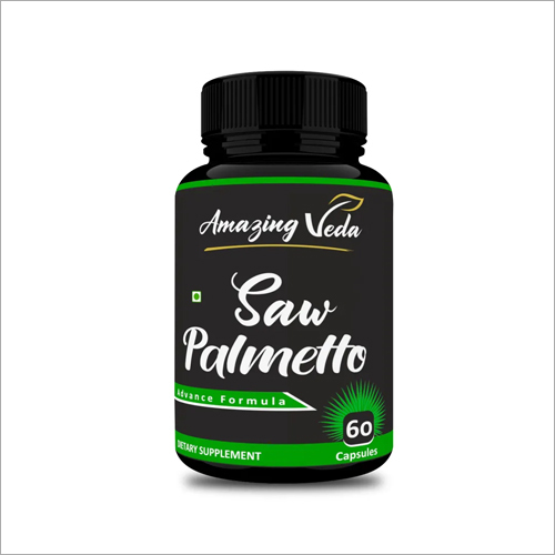 Saw Palmetto Dietary Supplement Capsules Dry Place