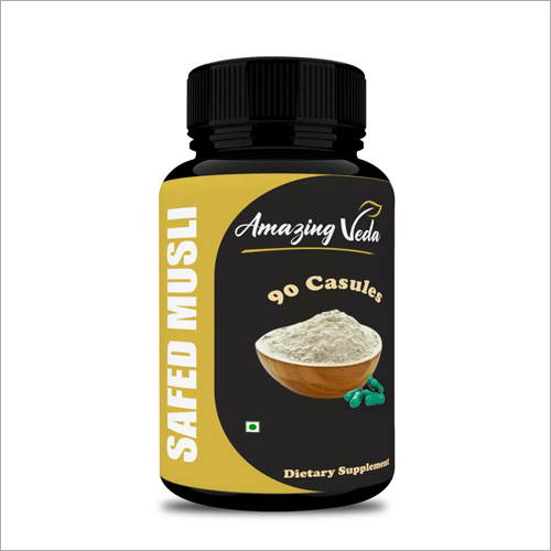 Safed Musli Dietary Supplement Capsules Dry Place