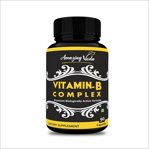 Vitamin-B Complex - Capsule Formulation | Efficacy for Healthy Growth, Energy Boost, Store in Dry Place