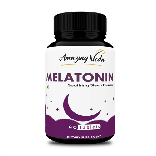 Melatonin Dietary Supplement Tablets - 90 Tablets | Energy Boosting Formula, Store in Dry Place