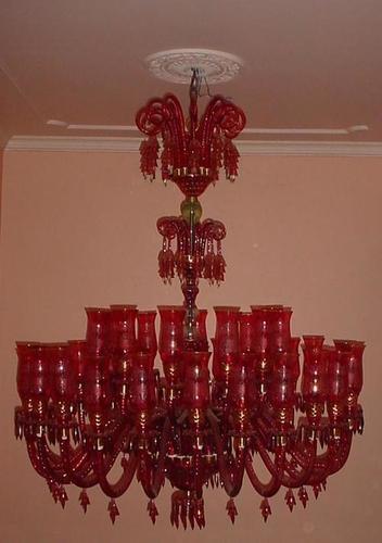 Red Chandeliers