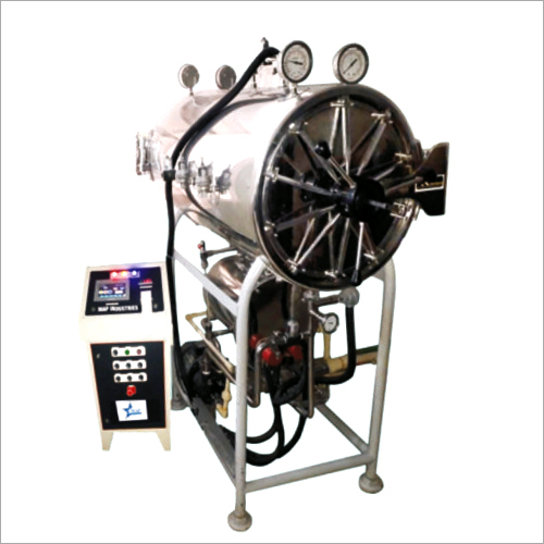 Cylindrical Autoclave On Stand