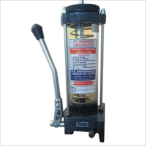 Manually Operated Piston Pump