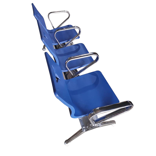 3 Seater Blue Nylon Chair