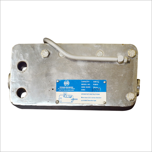 Durable Manual Safety Block Stop