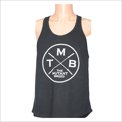 Mens Inner Printed Vest - Cotton Blend Sizes: S-XXL Color: Black | Sleeveless Design Summer Style with Vibrant Print Patterns