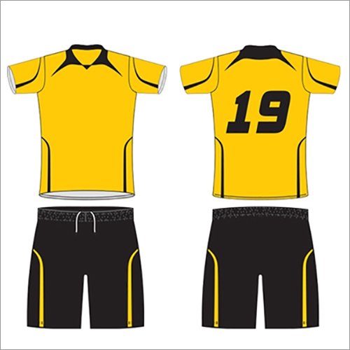 Yellow-Black Mens Football Uniform at Best Price in Meerut | Runsmith