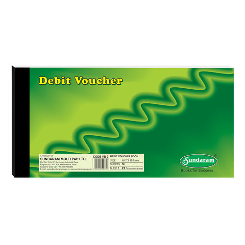 Debit Voucher Book 100 Pages Na