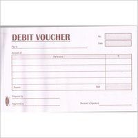 Debit Voucher Book 100 Pages